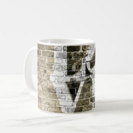 Die LIEBE TASSE Nuetral Bricks Urban Graffiti