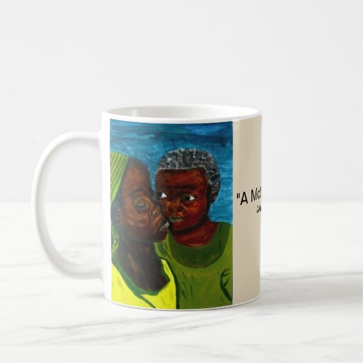 Die Liebe-" trinkende Tasse "einer Mutter (Links)