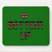 Die Liebe und Einheit Kenias von unten Mousepad (Vorne)