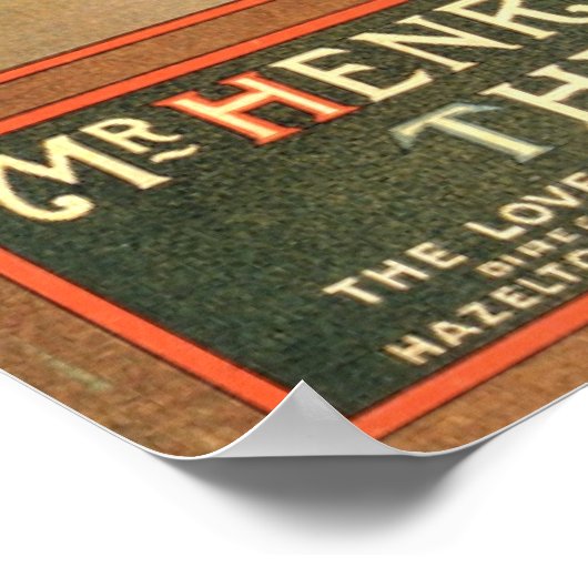 Die Liebe von Edgar Allan Poe Poster (Ecke)