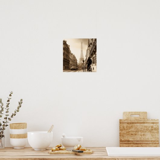 Die Liebe von Paris Poster (Küche)