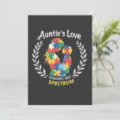 Die Liebe von Tanten hat kein Bewusstsein für die  Einladung (Stehend Vorderseite)