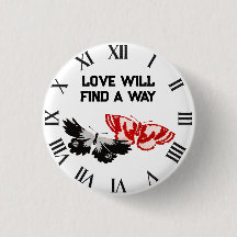 Die Liebe wird einen Weg finden mit Vintage-Schmet