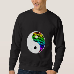 Die Liebe Yin und Yang Peace Symbol signalisieren  Sweatshirt