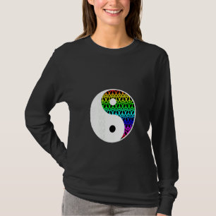 Die Liebe Yin und Yang Peace Symbol signalisieren T-Shirt