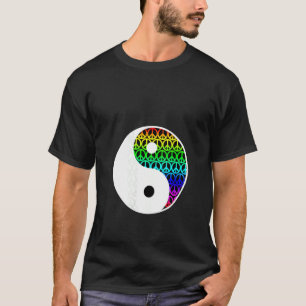 Die Liebe Yin und Yang Peace Symbol signalisieren T-Shirt