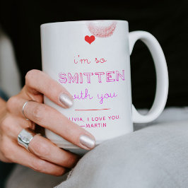 Die Liebe zum Jubiläum der Smitten Valentine Zweifarbige Tasse