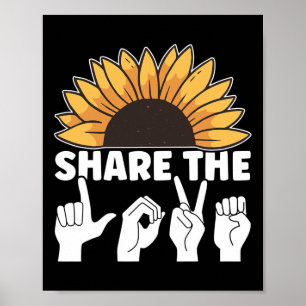 Die Liebe zur Sensibilisierung der amerikanischen Poster