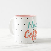 die Liebe Zweifarbige Tasse (Vorderseite Links)