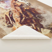 Die Liebe zwischen einer Frau und ihrem Pferd Sherpadecke (3/4)