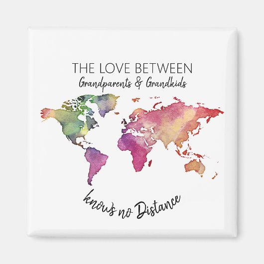 die Liebe zwischen Großeltern und Enkelkindern Magnet (Vorne)