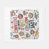 Die Liebe zwischen Mutter und Kind Fleecedecke (Vorderseite (Horizontal))