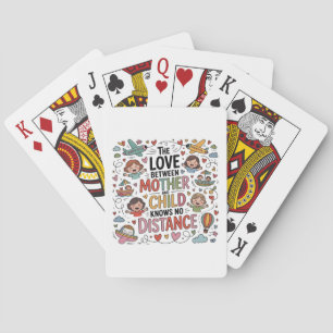 Die Liebe zwischen Mutter und Kind Spielkarten