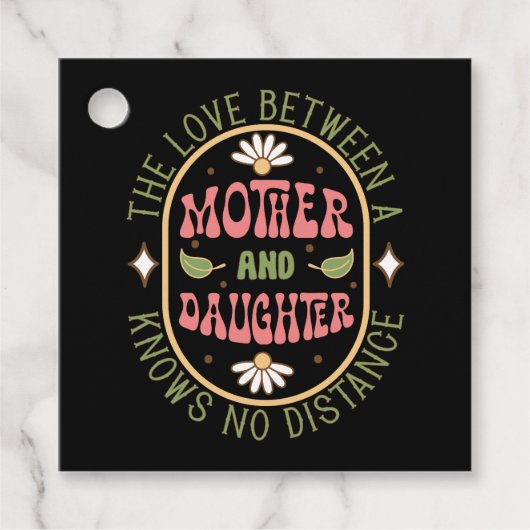 Die Liebe zwischen Mutter und Tochter Geschenkanhänger (Vorderseite)