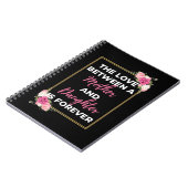 Die Liebe zwischen Mutter und Tochter ist für imme Notizblock (Linke Seite)