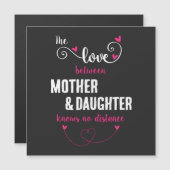 Die Liebe zwischen Mutter und Tochter Magnetkarte (Vorne/Hinten)