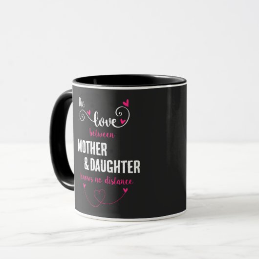 Die Liebe zwischen Mutter und Tochter Tasse (Vorderseite Links)