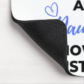 Die Liebe zwischen Vater und Tochter Black Mousepad (Ecke)