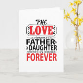 Die Liebe zwischen Vater und Tochter Karte (Gelbe Blume)