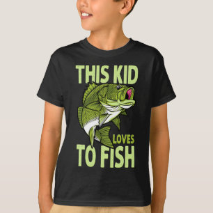 Die Lieben, die das Kind beim Fischfang hat T-Shirt
