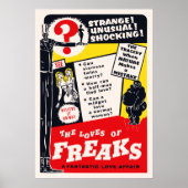 Die Lieben von Freaks Poster (Vorne)