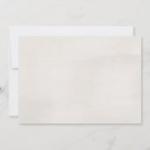 Die liebende Baumhochzeit Einladung (Rückseite)