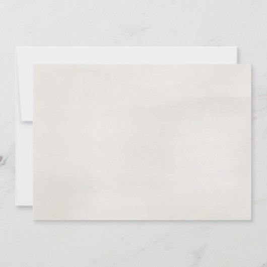 Die liebende Baumhochzeit Einladung (Rückseite)