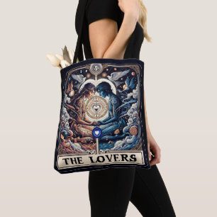 DIE LIEBENDE Tarot Himmelsmann & Frau Seelenverwan Tasche