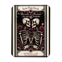 DIE LIEBENDE Tarot Skelett Liebe Save the Date