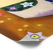 Die Liebenden | Gustav Klimt | Poster (Ecke)