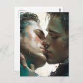 Die Liebenden Kiss Postcard Postkarte (Vorne/Hinten)