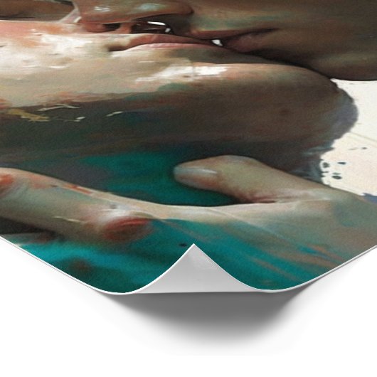 Die Liebenden Kiss Poster (Ecke)