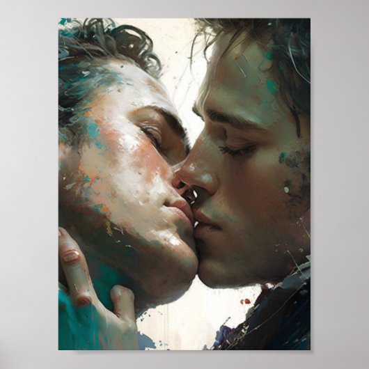 Die Liebenden Kiss Poster (Vorne)