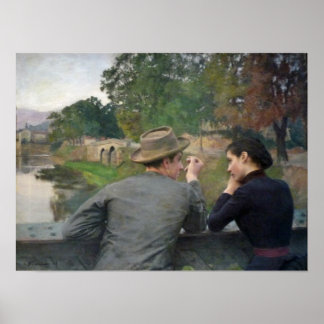 Die Liebenden, Poster von 1888