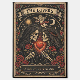 Die Liebenden Tarot Gothic Valentinsmagnet Magnet