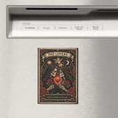 Die Liebenden Tarot Gothic Valentinsmagnet Magnet (In Situ (Geschirrspüler))