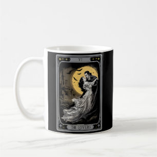 Die Liebenden Tarotkarte – Gothic Vampire Dracula Kaffeetasse