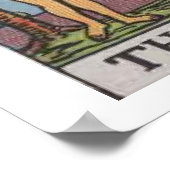 Die Liebenden Tarotkarte Poster (Ecke)