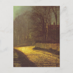 Die Liebenden von John Atkinson Grimshaw Postkarte