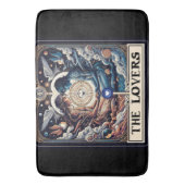 DIE LIEBER Tarot Celestial Man & Woman Seeleute Badematte (Vorderseite Vertikal)