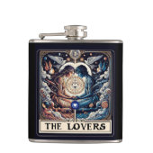 DIE LIEBER Tarot Celestial Man & Woman Seeleute Flachmann (Vorderseite)