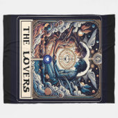 DIE LIEBER Tarot Celestial Man & Woman Seeleute Fleecedecke (Vorderseite (Horizontal))