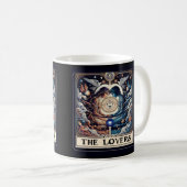 DIE LIEBER Tarot Celestial Man & Woman Seeleute Kaffeetasse (VorderseiteRechts)