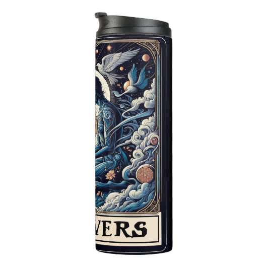 DIE LIEBER Tarot Celestial Man & Woman Seeleute Thermosbecher (Nach rechts gedreht)