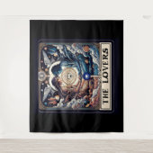 DIE LIEBER Tarot Celestial Man & Woman Seeleute Wandteppich (Vorderseite)