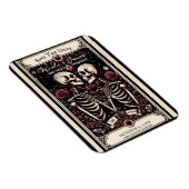 DIE LIEBER Tarot Skeletton-Liebe Save the Date Magnet (Rechte Seite)