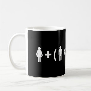 Die Liebesgleichung für Männer Kaffeetasse