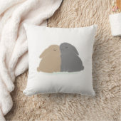 Die Liebeskaninchen  Kissen (Decke)