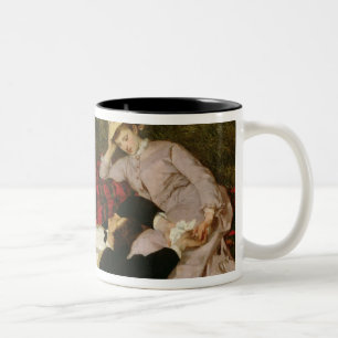 Die Liebhaber, 1870 Zweifarbige Tasse