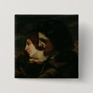 Die Liebhaber in der Landschaft, nach 1844 Button